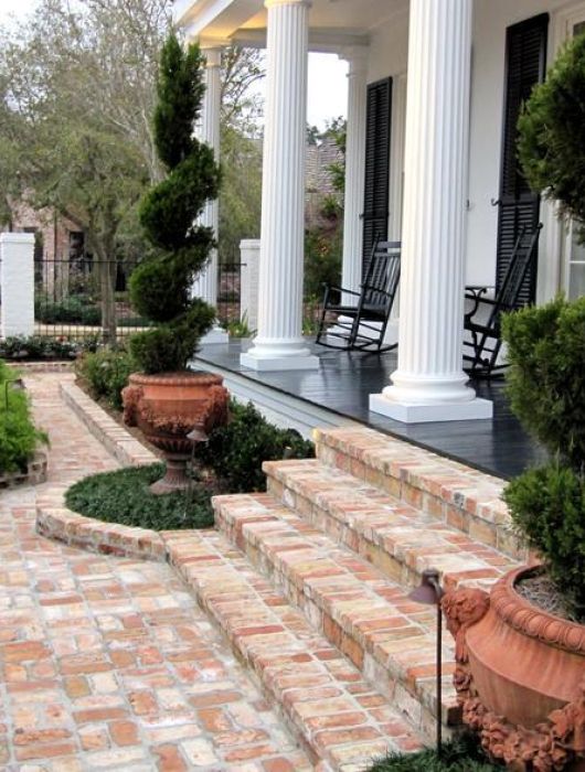 Landscape for front porch